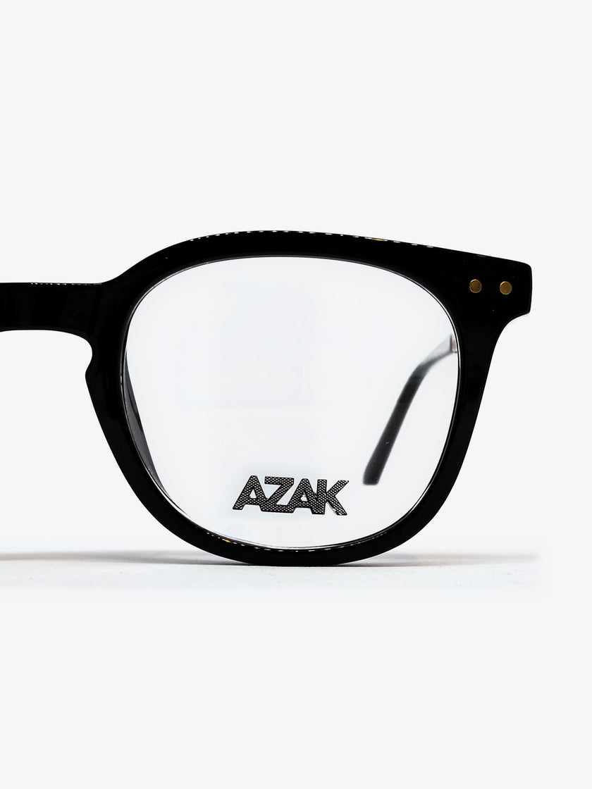 Armação AZAK AZ4032 Redonda Preto e Bronze com Clip-on - foto 4
