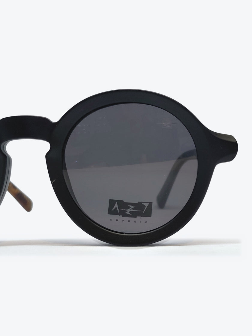 Armação AZAK PZ10178T Redonda Preto e Tartaruga com Clip-on - foto 4