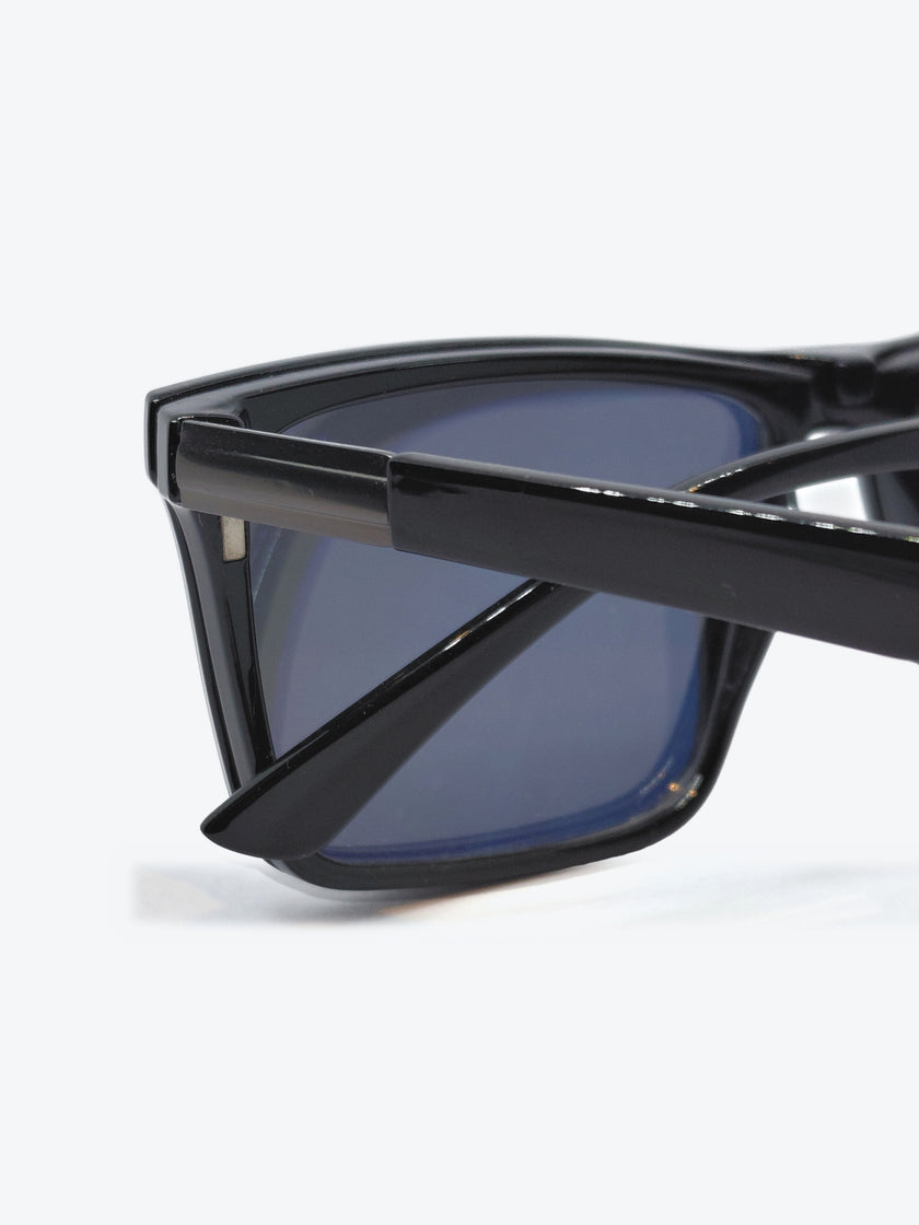 Armação Masculina PZ8266 2 Retangular Preto com Clip-on - foto 5