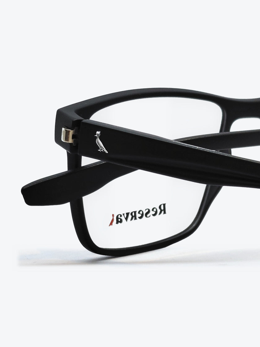 Armação Masculina Reserva RSV2615 Retangular Preto com Clip-on - foto 5