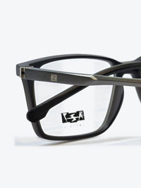 Armação Masculina AZAK ZZ4260 C2 Retangular Preto e Cinza com Clip-on - foto 5