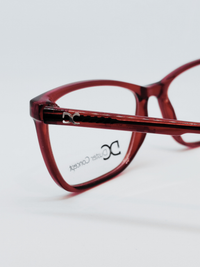 Armação Feminina M524 Retangular Vinho - foto 4