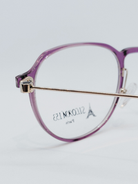 Armação Feminina 612 Redonda Roxo - foto 4