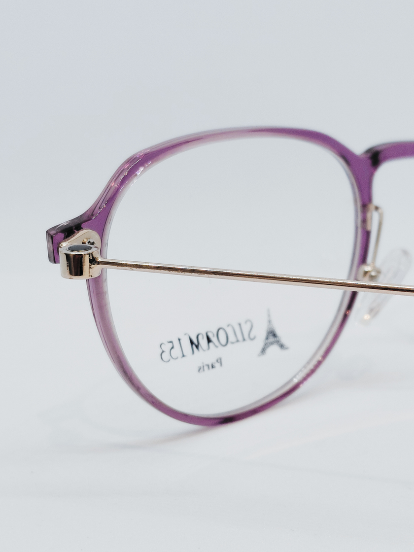 Armação Feminina 612 Redonda Roxo - foto 4