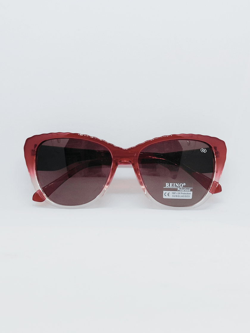 Óculos de Sol AZAK TP7410 Gatinho Vermelho Degradê - foto 5