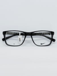 Armação Masculina Nike 1000 Retangular Preto Translúcido - foto 1