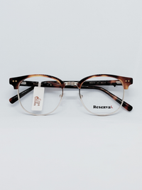 Armação Masculina Reserva RSV2101 Meio Aro (fio de nylon) Tartaruga - foto 1