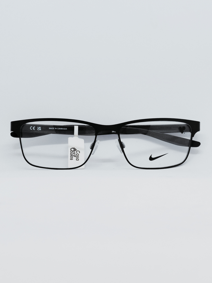 Armação Masculina Nike 8130 N Retangular Preto - foto 1