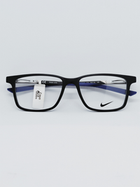 Armação Masculina Nike 7145 Retangular Preto e Azul - foto 1