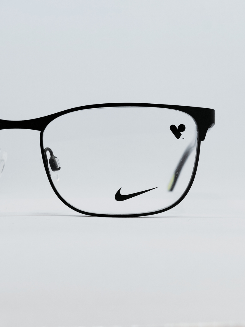 Armação Masculina Nike 5400 N Retangular Preto e Verde - foto 6