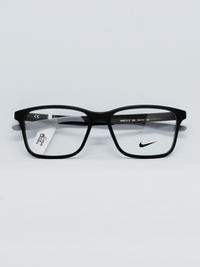Armação Masculina Nike 7117 Retangular Preto Fosco - foto 1