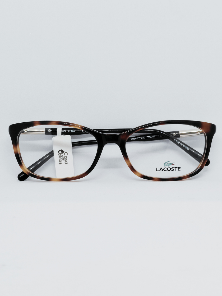 Armação Lacoste L2900 Retangular Tartaruga - foto 5