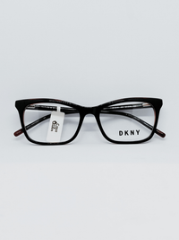Armação Feminina DKNY DK5046 Gatinho Preto e Marrom Translúcido - foto 5