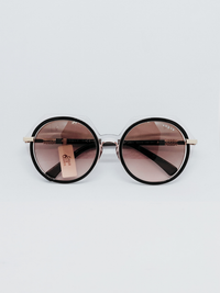 Óculos de Sol Vogue VO 5384-SB Redonda Rosé Translúcido e Marrom - foto 5