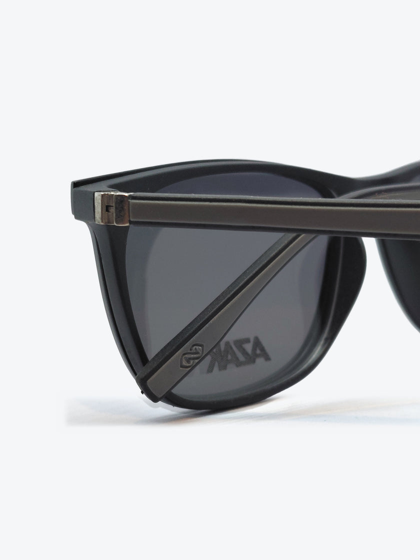Armação Masculina AZAK OM5035 Retangular Preto com Clip-on - foto 5
