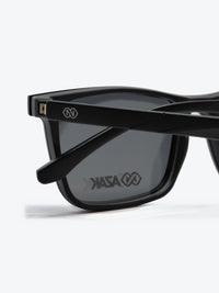Armação Masculina AZAK W2663 Retangular Preto com Clip-on - foto 5