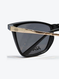 Armação Feminina AZAK 5019 Gatinho Preto e Dourado com Clip-on - foto 5