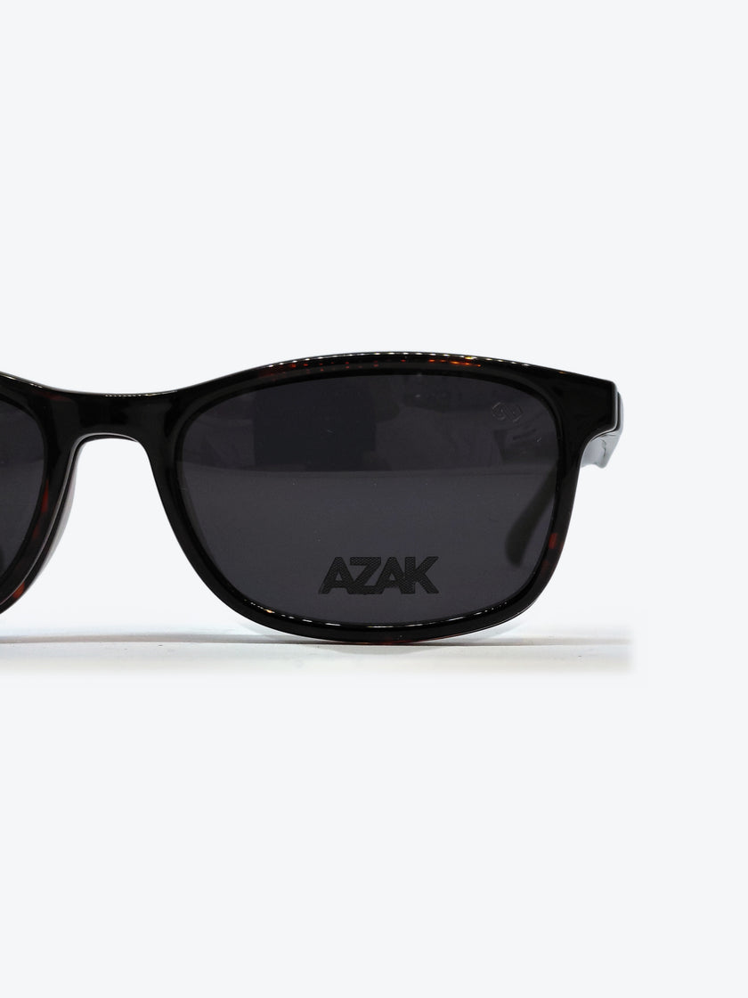 Armação Feminina AZAK T620 Retangular Tartaruga com Clip-on - foto 5