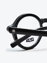 Armação AZAK PZ101781 Redonda Preto com Clip-on - foto 5