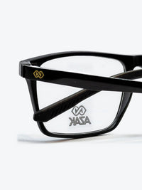 Armação Masculina AZAK ZZ4275 Retangular Preto com Clip-on - foto 5
