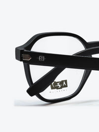 Armação Masculina AZAK PZ2291 Geométrica ou Sextavada Preto com Clip-on - foto 6