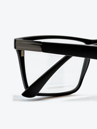 Armação Masculina PZ8266 Retangular Preto com Clip-on - foto 6
