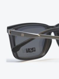 Armação Masculina AZAK ZZ4260 C2 Retangular Preto e Cinza com Clip-on - foto 6