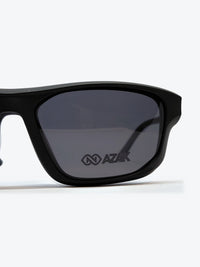 Armação Masculina AZAK PZ20146 Retangular Preto com Clip-on - foto 6