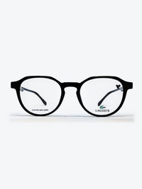 Armação Masculina Lacoste L4008 Geométrica ou Sextavada Preto com Clip-on - foto 6