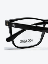 Armação Masculina AZAK W2663 Retangular Preto com Clip-on - foto 6