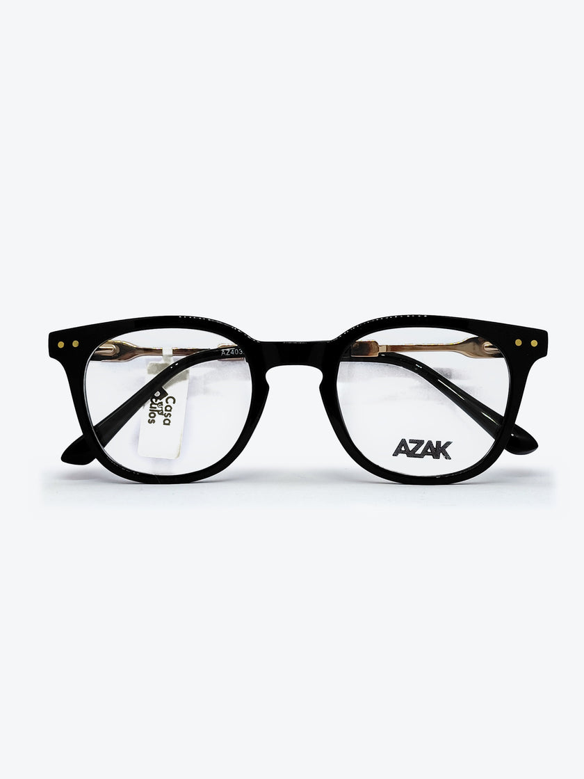 Armação AZAK AZ4032 Redonda Preto e Bronze com Clip-on - foto 6