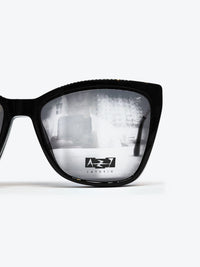 Armação Feminina AZAK PZ8270 Gatinho Preto e Dourado com Clip-on - foto 6