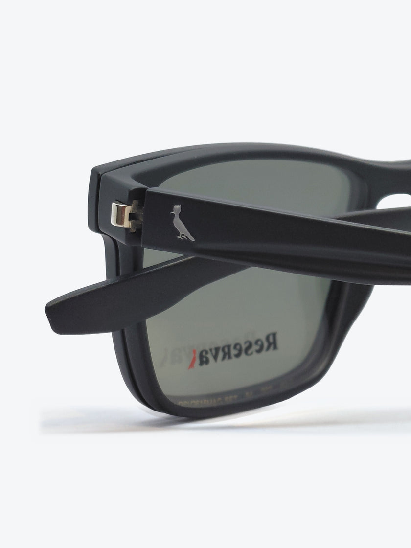 Armação Masculina Reserva RSV2615 Retangular Preto com Clip-on - foto 6