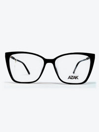 Armação Feminina AZAK HR-TA508 Gatinho Preto com Clip-on - foto 6