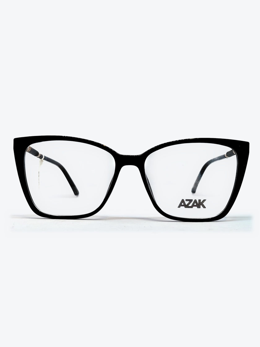 Armação Feminina AZAK HR-TA508 Gatinho Preto com Clip-on - foto 6