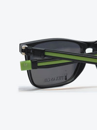 Armação Masculina 97721 Retangular Preto e Verde com Clip-on - foto 6