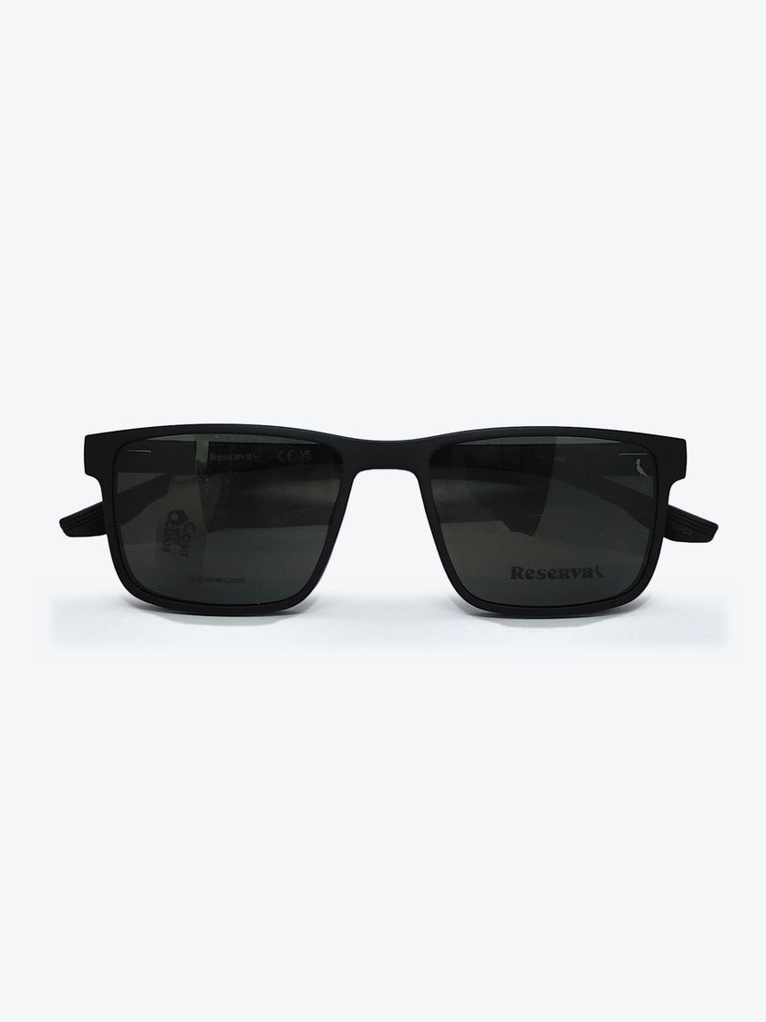 Armação Masculina Reserva RSV2615 Retangular Preto com Clip-on - foto 7