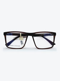 Armação Masculina PZ8266-2 Retangular Marrom com Clip-on - foto 7