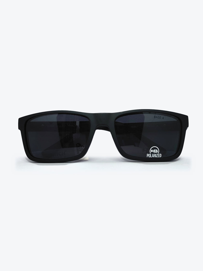 Armação Masculina HB M.0428 Retangular Preto com Clip-on - foto 7