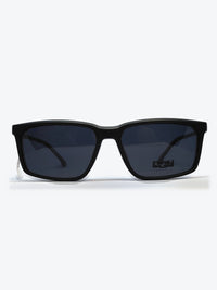 Armação Masculina AZAK ZZ4260 C2 Retangular Preto e Cinza com Clip-on - foto 7