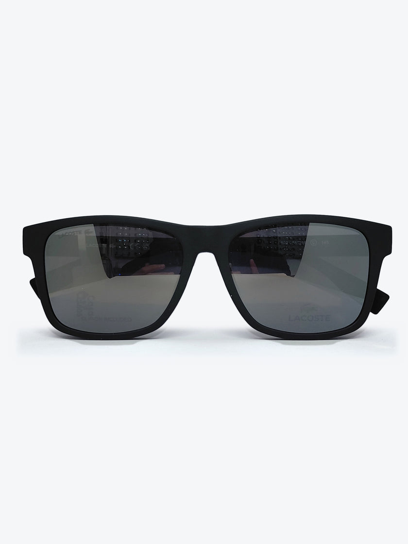 Armação Masculina Lacoste L2707 Retangular Preto, Azul e Cinza com Clip-on - foto 7