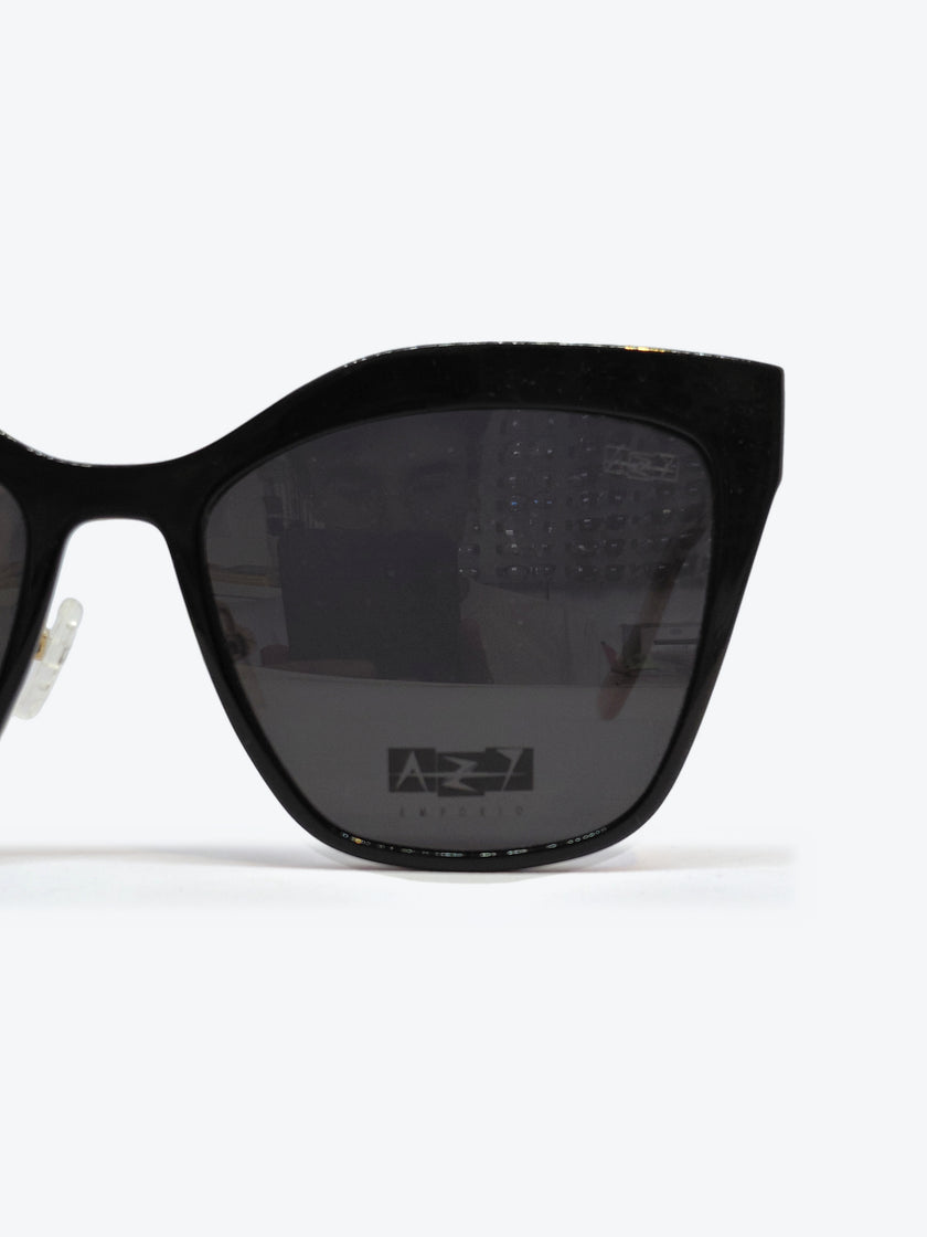 Armação Feminina AZAK HR-C609 Gatinho Preto e Dourado com Clip-on - foto 7