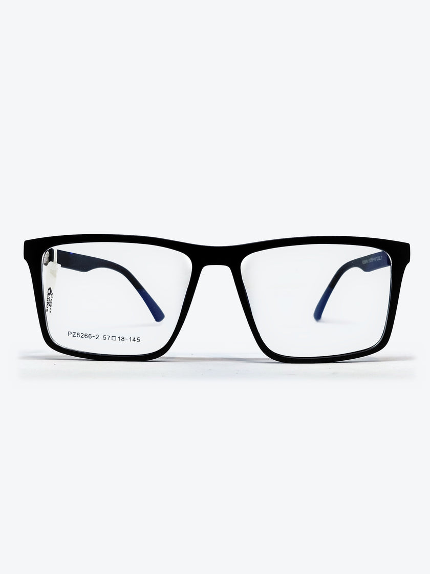 Armação Masculina PZ8266 Retangular Azul com Clip-on - foto 8