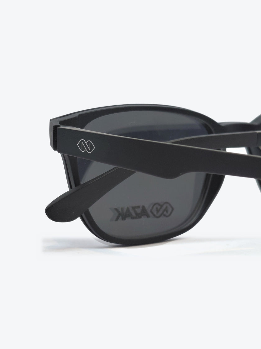 Armação Masculina AZAK T621 C2M Retangular Preto e Cinza com Clip-on - foto 8