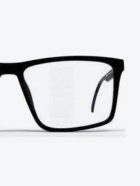 Armação Masculina PZ8266 Retangular Preto com Clip-on - foto 8