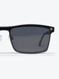 Armação Masculina 6531 Retangular Preto e Azul com Clip-on - foto 8