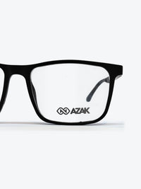Armação Masculina AZAK W2663 Retangular Preto e Azul com Clip-on - foto 8