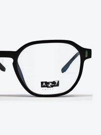 Armação Masculina AZAK PZ2291 Geométrica ou Sextavada Preto com Clip-on - foto 8