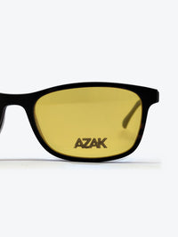 Armação Feminina AZAK T620 Retangular Tartaruga com Clip-on - foto 9
