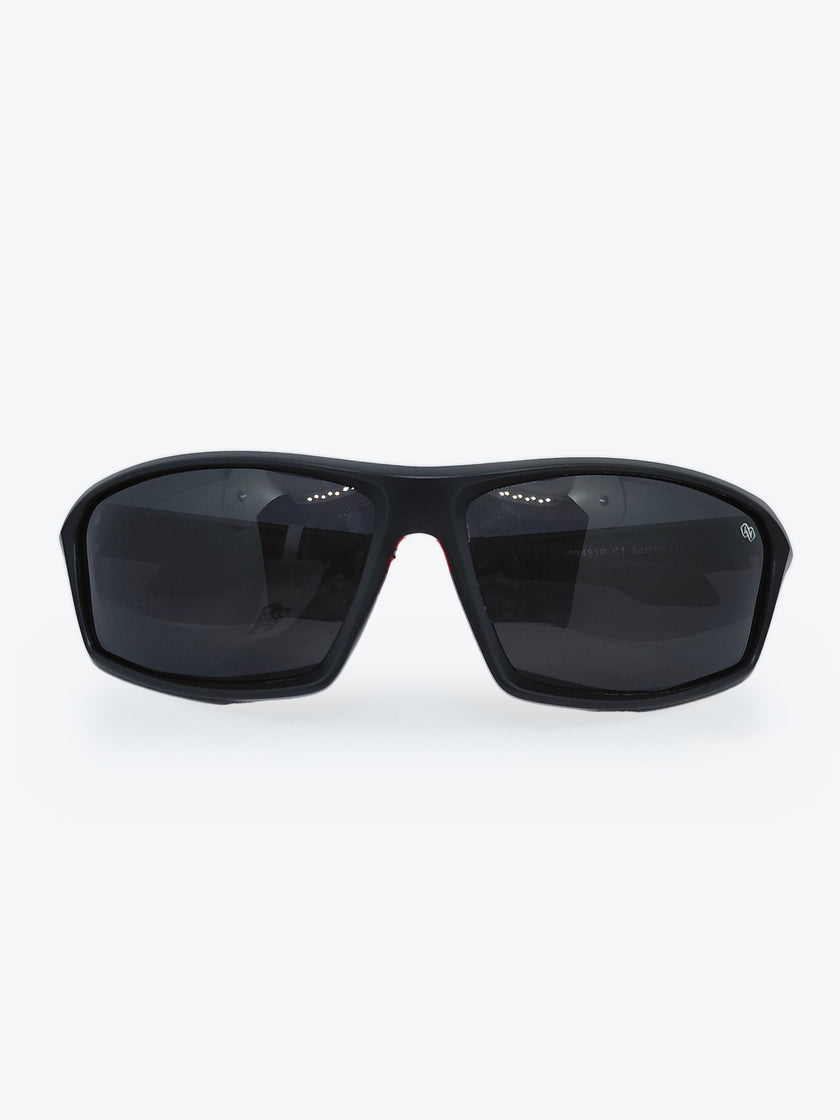 Óculos de Sol AZAK 93481P Esportivo Preto e Vermelho - foto 1